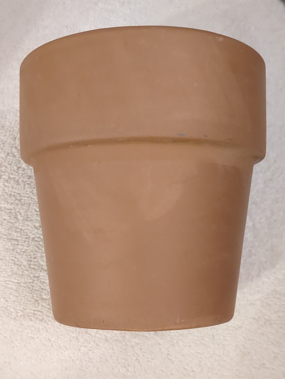 Classic Terracotta Plant Pot - Warm Brown Clay Color